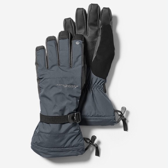 NWT Men’s Eddie Bauer Powder Search Ski Gloves - Picture 1 of 3